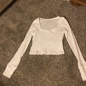 Aerie Long Sleeve Crop Top